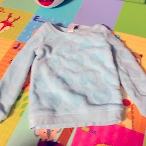 5t Carter’s  blue hearted sweat shirt.